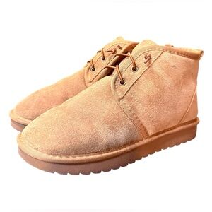 ASPEN HARPER  Women’s Genuine Suede Lace-Up Ankle Booties